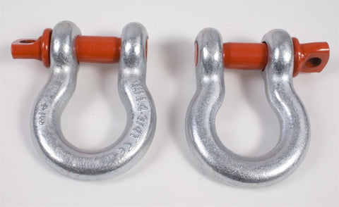 Rugged Ridge 3/4in 9500lb D-Shackle Set - 11235.01
