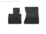 WeatherTech 07-13 BMW X5 Front Rubber Mats - Black - W74