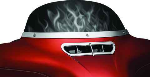 Kuryakyn Smooth Windshield Trim 14-Up Touring Chrome - 1387