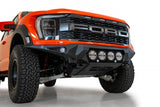Addictive Desert Designs 2021+ Ford Raptor Bomber Front Bumper w/ 4 Rigid 360 6in Light Mounts - F210014110103