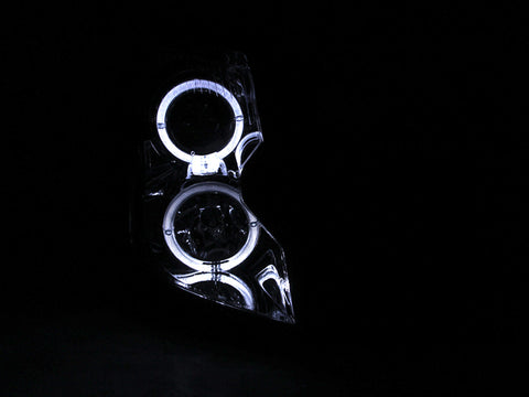 ANZO 2003-2007 Cadillac Cts Projector Headlights w/ Halo Chrome - 121416