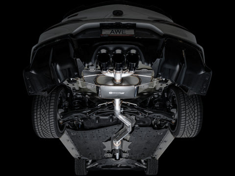 AWE Tuning 2024 Acura Integra Type S DE5 FWD Touring Edition Exhaust w/ Triple Diamond Black Tips - 3015-53335