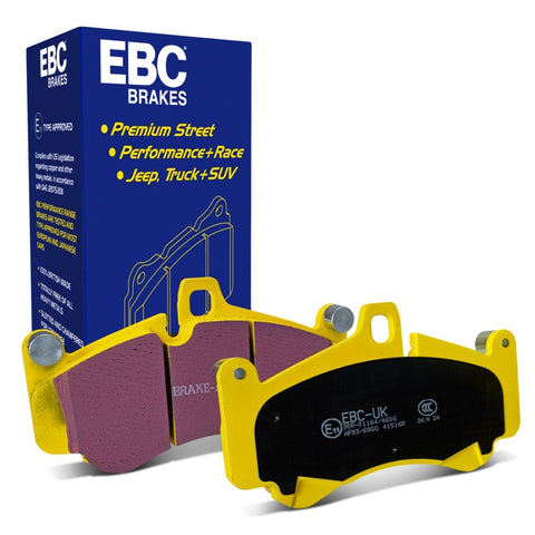 EBC 01-03 Porsche 911 (996) (Cast Iron Rotor only) 3.6 Twin Turbo GT2 Yellowstuff Front Brake Pads - DP41516R