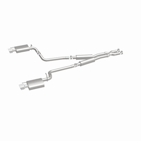 MagnaFlow 10-12 Cadillac CTS V6 3.0L (Exc AWD) Dual Split Rear Exit Stainless Cat Back Perf Exhaust - 15136