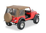 Bestop 76-86 Jeep Cj7 / 87-95 Wrangler YJ Supertop Classic (Spice Clear Windows) - 51599-37