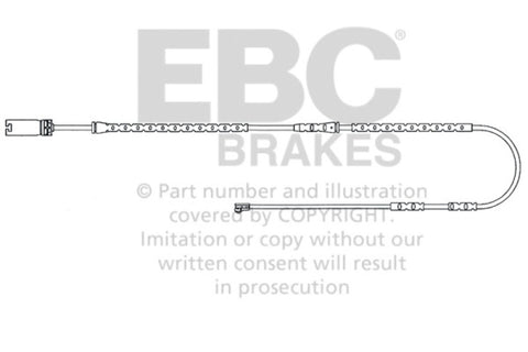 EBC 2010-2012 BMW 335xDrive 3.0L Twin Turbo (E92) Front Wear Leads - EFA135