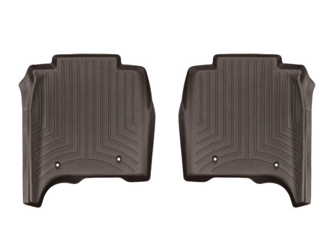 WeatherTech 14-16 Land Rover-Range Rover Rear FloorLiner - Cocoa Long Wheelbase w/ 2nd Row Console - 474805