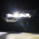 AlphaRex 14-22 Toyota 4Runner (2021 Req. Conv) NOVA LED Proj HL Blk w/Actv Light & Seq. Sig + SB DRL - 880808