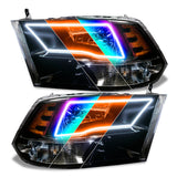 Oracle 09-18 Dodge Ram Switchback Quad Headlight Halo Kit - RGB+A + w/o Controller - 1328-334