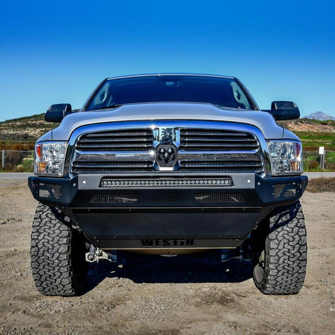 Westin 13-18 Dodge Ram 1500 / 2019 Ram 1500 Classic Pro-Mod Front Bumper - Textured Black - 58-41025