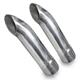 Stainless Works Short Turn Down Tips- 2 1/4in ID Inlet 2 1/4in Body - 7080225