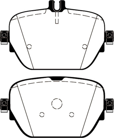 EBC 2019+ Mercedes-Benz CLS53 AMG (C257) 3.0L Turbo Redstuff Rear Brake Pads - DP32314C