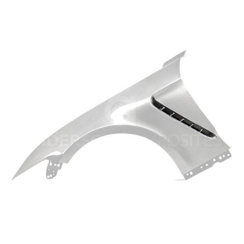 Anderson Composites 15-17 Mustang Carbon Fiber GT350 Style Fender Vent Inserts (Only Fit AC Fenders) - AC-FF15FDMU-GR-01