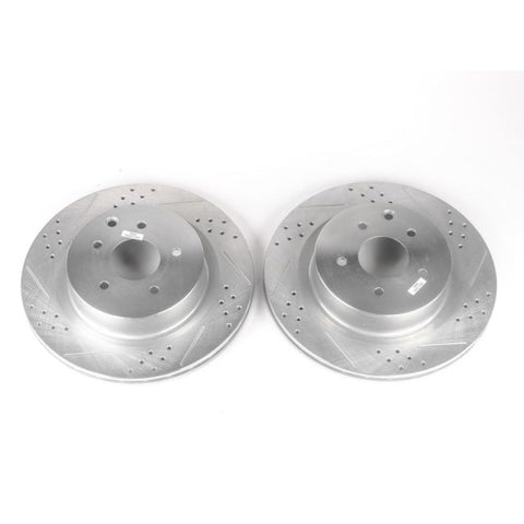 Power Stop 03-04 Infiniti G35 Rear Evolution Drilled & Slotted Rotors - Pair - JBR1108XPR