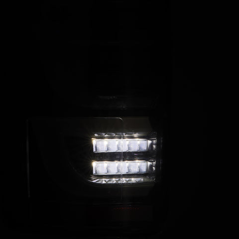 AlphaRex 15-20 Ford F150 Luxx-Series LED Tail Lights Alpha-Black - 652030