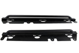 Fishbone Offroad 07-18 Jeep Wrangler JK 4 Door Rubicon Steel Rock Slider - Black Textured Powdercoat - FB23011
