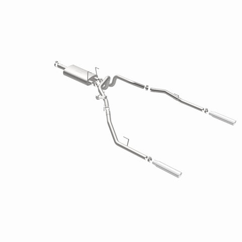 Magnaflow 09-13 Dodge Ram 1500 V6 3.6L Dual Spilt Rear Exit Polished Stainless C/B Perf Exhaust - 15249
