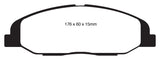 EBC 08-13 Cadillac CTS 3.0 Redstuff Front Brake Pads - DP31827C