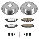 Power Stop 05-09 Subaru Legacy Rear Z26 Street Warrior Brake Kit - K4632-26