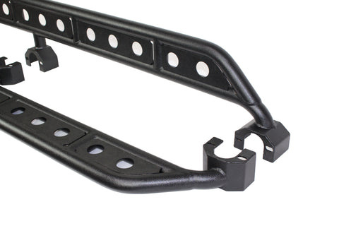 Fishbone Offroad 07-18 Jeep Wrangler JK 4 Door Steel Side Steps - Black Textured Powdercoat - FB23070