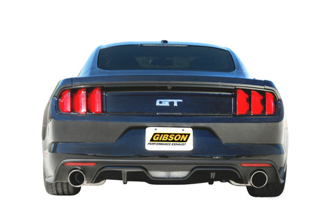 Gibson 15-17 Ford Mustang GT 5.0L 3in Cat-Back Dual Exhaust - Stainless - 619016