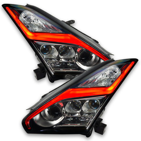 Oracle 15-21 Nissan GT-R RGB+W Lightning Bolt Headlight DRL Kit w/ BC1 Controller - 1283-335