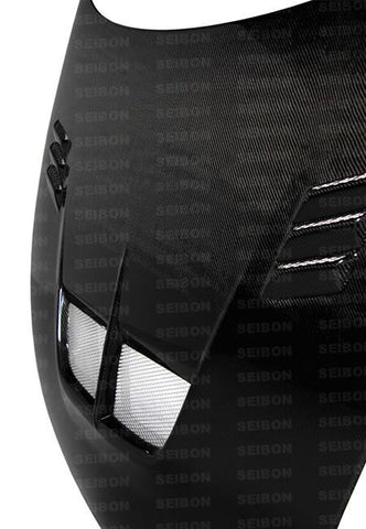Seibon 09-12 Nissan 370z/Fairlady Z (Z34) BD-style Carbon Fiber Hood - HD0910NS370-BD