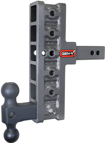 Gen-Y Mega Duty 2in Shank 7.5in Offset Drop 1.5K TW 10K Hitch w/GH-031 Dual-Ball - GH-416