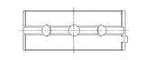 ACL Toyota 1RZ, 2RZ, 2TZ, 3RZ Inline 4 Std High Performance W/ Extra Oil Clearance Main Bearing Set - 5M8378HX-STD