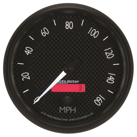 Autometer GT Series 5in In Dash 0-160 MPH Electronic Programmable Speedometer - 8089