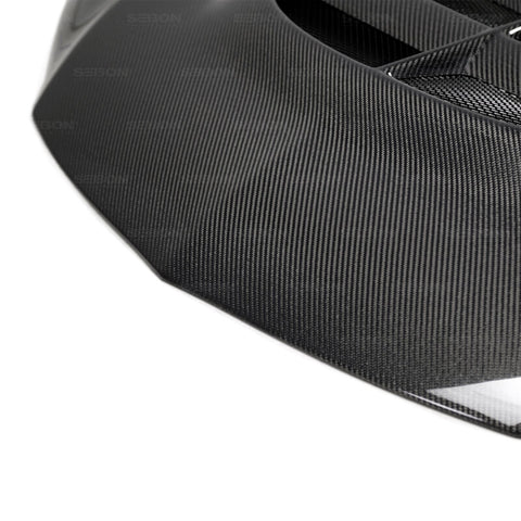 Seibon 03-07 Mitsubishi Evo 8 & 9 CW II Carbon Fiber Hood - HD0305MITEVO8-CWII
