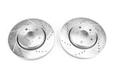 Power Stop 18-19 Toyota C-HR Front Evolution Drilled & Slotted Rotors - Pair - JBR1757XPR