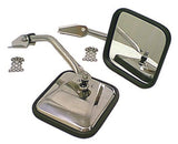 Rugged Ridge 55-86 Jeep CJ Chrome CJ-Style Side Mirror Kit - 11010.01