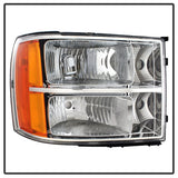 xTune GMC Sierra 07-13 Crystal Headlights Chrome HD-JH-GSIE07-AM-C - 9034756