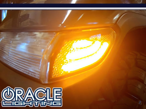 Oracle Jeep Wrangler JL Smoked Lens LED Front Sidemarkers - 5853-504