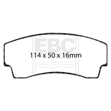 EBC 99-02 Noble M12 2.6 Twin Turbo Redstuff Rear Brake Pads - DP3008C