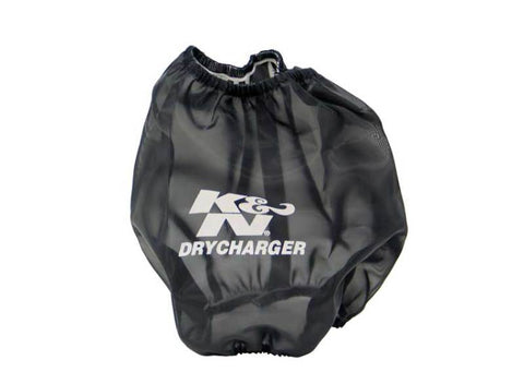 K&N 6.5in Base ID x 4.5in Top ID x 6in H - Black - Round Tapered - DryCharger Air Filter Wrap - RC-5060DK