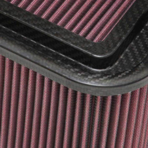 K&N Custom Racing Assembly 19in x 6.5in Carbon Fiber Air Filter - 100-8570