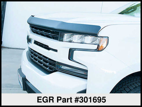 EGR 2019 Chevy 1500 Super Guard Hood Guard - Matte - 301695