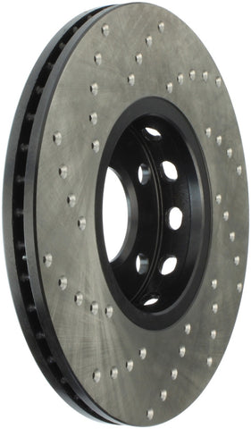 StopTech 96-7/04 Audi A4 / 95-01 A6 / 7/98-05 VW Passat Left Front Drilled Rotor - 128.33039L