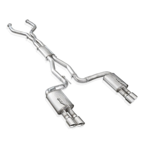 Stainless Works 2008-09 Pontiac G8 GT 3in Catback Systemt X-Pipe Turbo Chambered Muffler 3.5in Tips - PG8CBFC