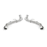 Mishimoto 2016+ Chevrolet Camaro 2.0T Dual-Tip Race Axle-Back Exhaust w/ Polished Tips - MMEXH-CAM4-16ADTRP