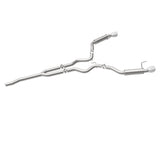 MagnaFlow Cat-Back 15-16 Ford Mustang 2.3L L4 Competition SS 3in Dual Split Rear 4.5in Black Tips - 19256