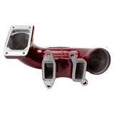 Wehrli 2007.5-2010 LMM Duramax High Flow 3in Y-Bridge Kit- WCFab Red - WCF100164-RED