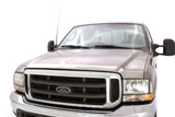 AVS 99-07 Ford F-250 Aeroskin Low Profile Hood Shield - Chrome - 622067