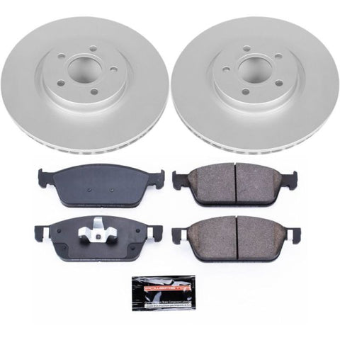 Power Stop 17-18 Ford Escape Front Z23 Evolution Sport Coated Brake Kit - CRK7338