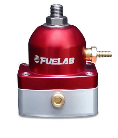 Fuelab 515 EFI Adjustable FPR 25-90 PSI (2) -6AN In (1) -6AN Return - Red - 51502-2