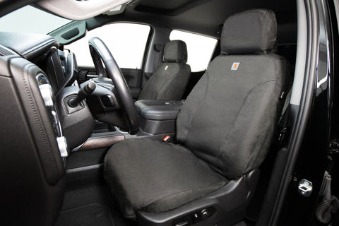 Covercraft 21-25 Ford F150 Carhartt Super Dux SeatSaver Custom 1st Row Seat Covers - Gravel - SSC3489COGY