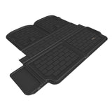 3D MAXpider 2022 Tesla Model X Behind 2nd Row Cross Fold Kagu Black Cargo Liner - M1TL0431309
