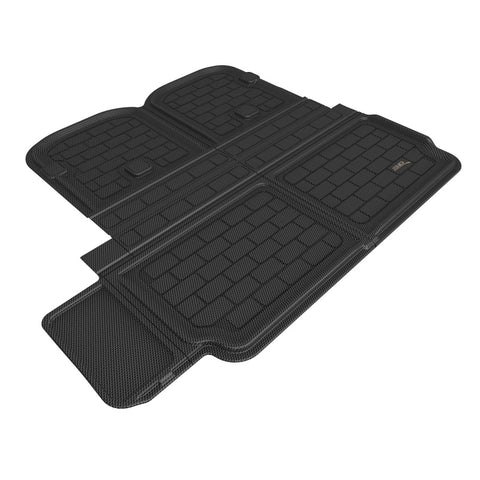 3D MAXpider 2022 Tesla Model X Behind 2nd Row Cross Fold Kagu Black Cargo Liner - M1TL0431309